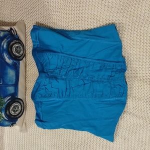 Beautiful blue corset